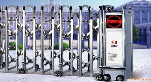 伸缩门公司，上海伸缩门安装，上海伸缩门