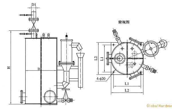 供应煤气冷凝水排水器