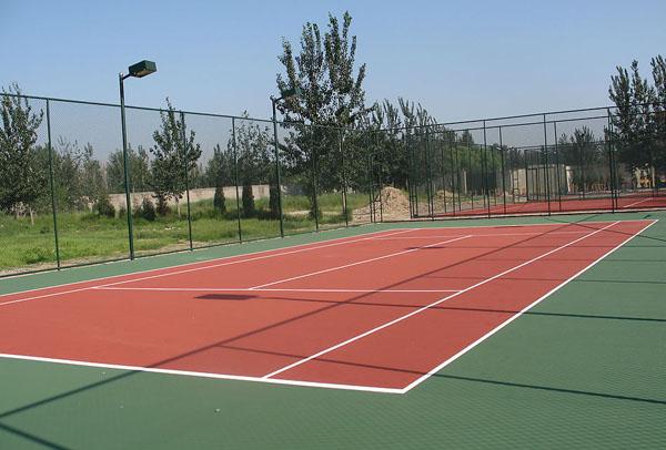 惠州网球场施工，网球场围网施工