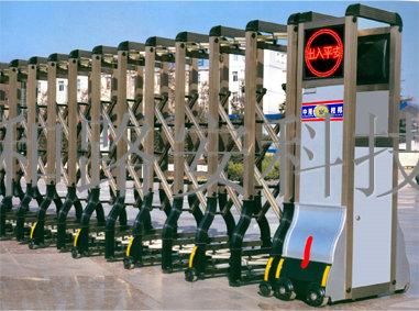 坂田做电动门厂家，不锈钢伸缩门，电动平行门，电动折叠门