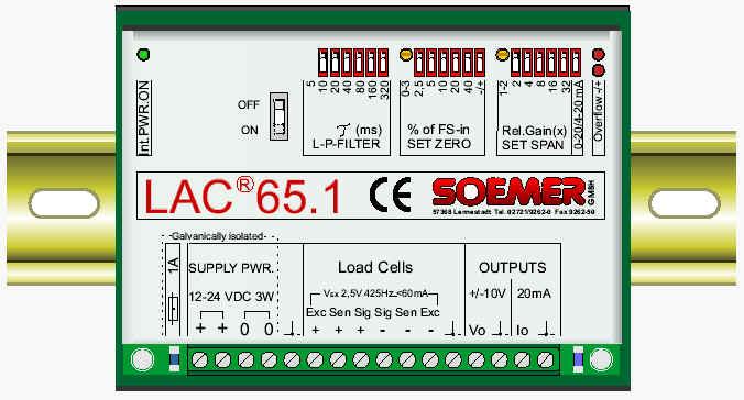 LAC65.1  称重传感器信号变送器