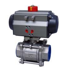 供应Q611F气动三片式球阀-上海杰一阀门有限公司