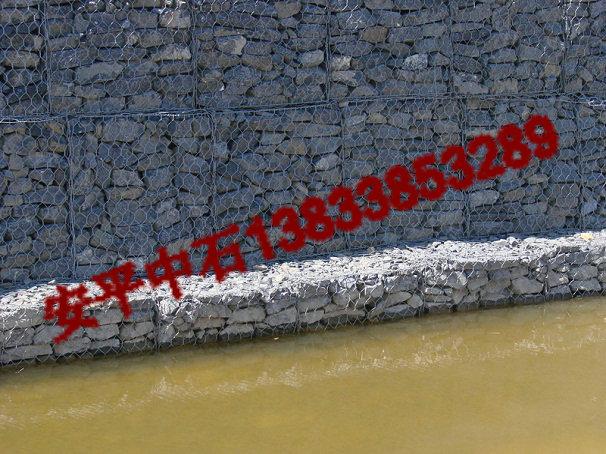 防洪防汛铅丝笼 铅丝网片 镀锌铅丝石笼 pvc包塑铅丝笼