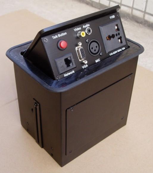 供应多功能桌面线盒 会议家具配套设备