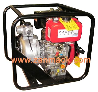 上海赞马2寸手启动柴油消防泵，高压泵，高扬程柴油水泵178动