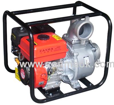 上海赞马4寸手启动汽油自吸水泵机组，清水泵，（7.5马力动力