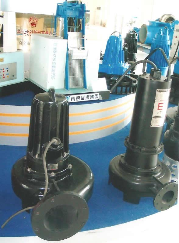 南京蓝深WQ10-10-0.75型潜污泵（自耦式安装）