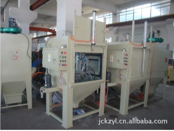 锯片喷砂机自动喷砂机 环保无尘刀具喷砂机