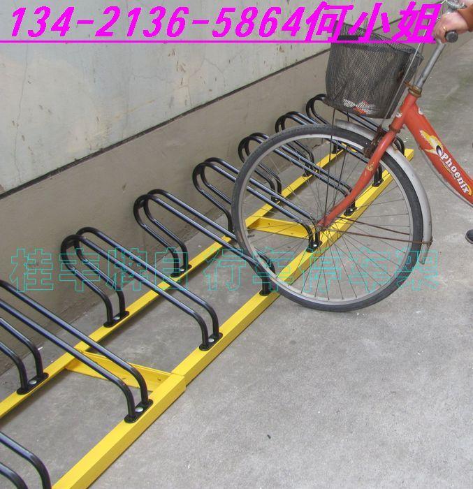 昆明大学卡位自行车架 定做不锈钢卡位式自行车停车架