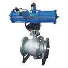 温州圣莱尔气动法兰球阀