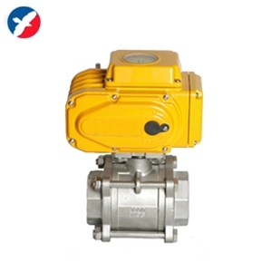 Q911F电动三片式球阀