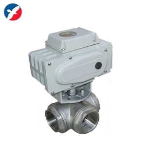 Q914/915F电动内螺纹三通球阀