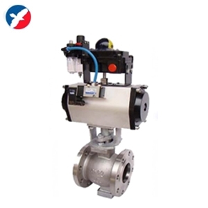 VQ640F气动V型法兰球阀