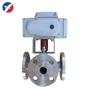 电动法兰三通球阀