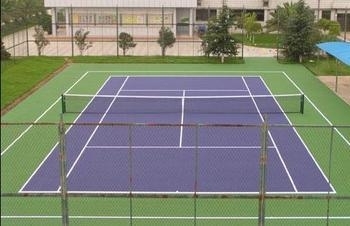 丙烯酸网球场，弹性丙烯酸网球，硬地丙烯酸网球场施工