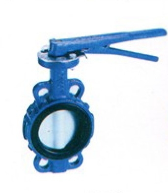 台湾富山对夹式手动蝶阀 DN50富山F.S-027对夹式蝶阀