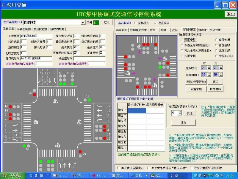 UTC2000集中协调式交通控制软件系统