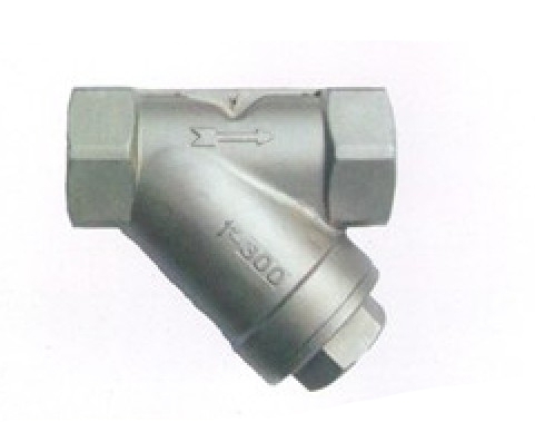 台湾富山不锈钢丝口Y型过滤器 FS-811富山Y型过滤器