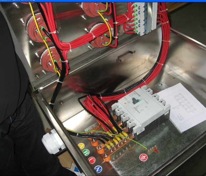 曼奈柯斯检修箱  防水电箱 固定式插座箱 电源检修箱