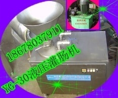 香肠腊肠全套加工设备液压灌肠机+250冻肉绞肉机