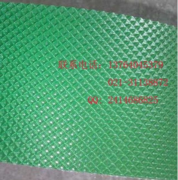 绿色砖石花纹输送带