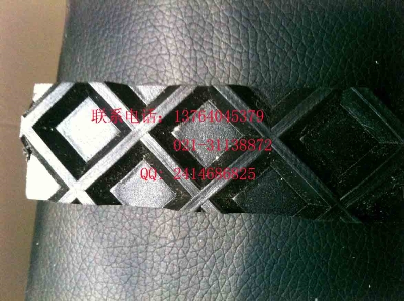 黑色大方格花纹砂光机带