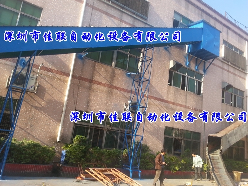 SP-800三楼出货滑梯_卸货滑梯