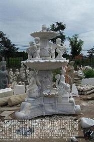 石雕喷泉，风水球，鸿福轮，大水发园林水景，石雕小桥流水