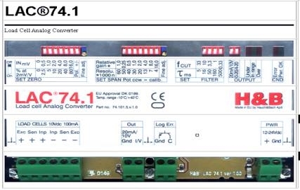 LAC74.1 H&B丹麦 变送器