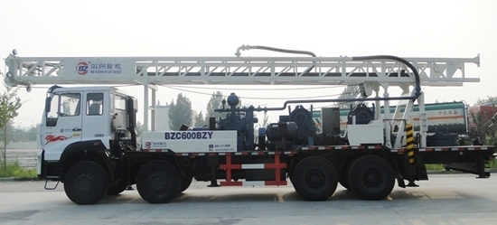 可挂牌车载式水井钻机BZC600BZY