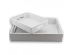 酒店用品客房皮具鞋盒鞋篮时尚创意居家皮革收纳篮收纳框图3