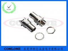 镀金BNC高清视频连接器，BNC视频插座图3