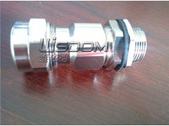 黄铜镀镍铠装隔爆电缆引入装置防爆固接头图2