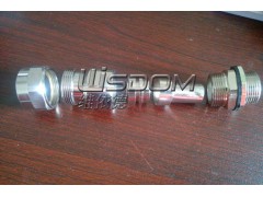 黄铜镀镍铠装隔爆电缆引入装置防爆固接头图3