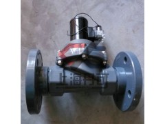 法兰式UPVC防腐电磁阀实拍图片图1