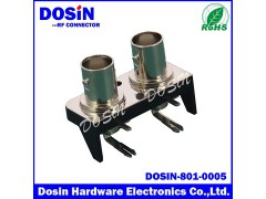 德索BNC1*2单排双联视频光端机连接器图1