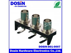 德索BNC1*3单排3联视频光端机连接器图1