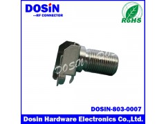 F型射频同轴连接器支架式，板端F头支架图1