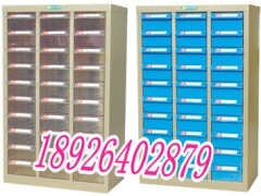 深圳75抽100抽抽带门零件柜带门透明样品柜物品存放铁柜图1