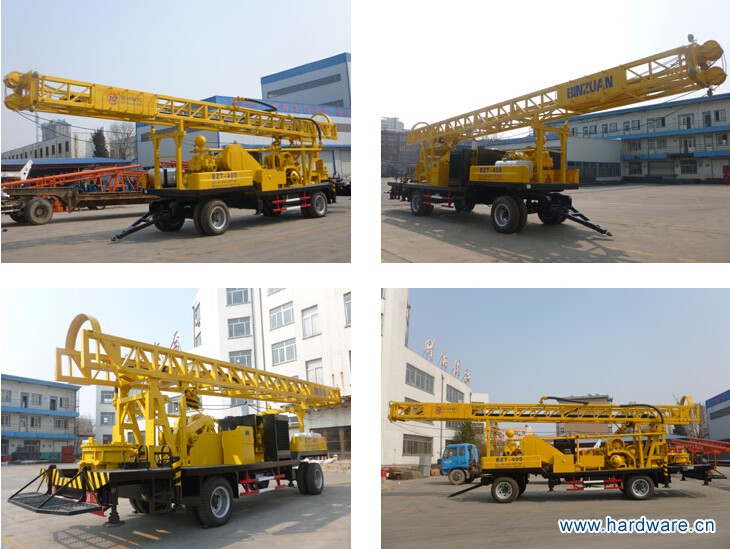 拖车式水井钻机