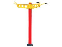 供应户室外健身器材健身路径小区三人引体架图1