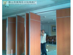 酒店隔断 餐厅移动隔断由哪些零部件组成？ 节省空间价廉物美图1