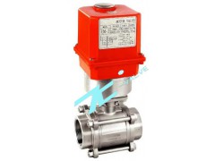 三片式电动牙口球塞閥图1