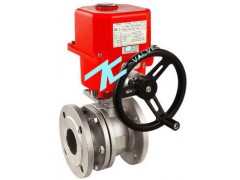 电动法兰球塞阀图1