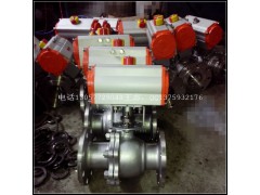 温州Q641F-16P法兰气动球阀图1