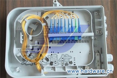 24芯满配SC光纤分纤箱