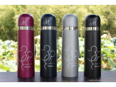 磨砂迪士尼同款女士水杯儿童水壶米奇真空保温杯图1