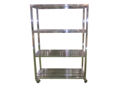 南宁不锈钢货架,不锈钢器具架图1