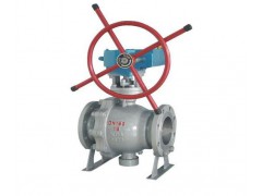 Q347F固定式蜗轮球阀、上海双高天然气蜗轮球阀、合肥阀门图1