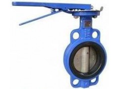 D71X-10/16手柄对夹蝶阀、广州耐油对夹蝶阀、佛山蝶阀图1